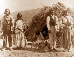 apache indian family wearing jewelry